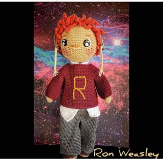 Muñeco Ron Weasley tejido a mano