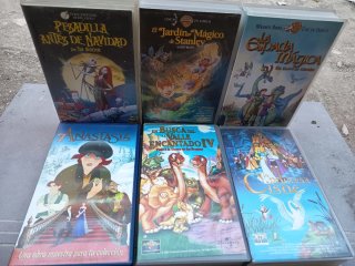 VHS Películas Disney y Animación