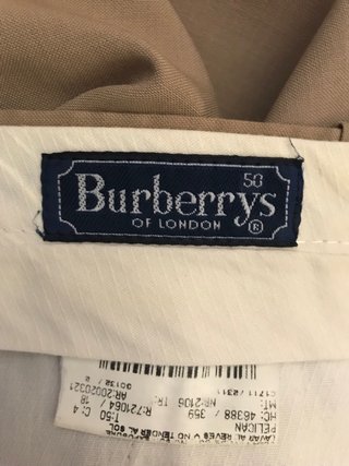 Pantalón Burberry Beige Hombre