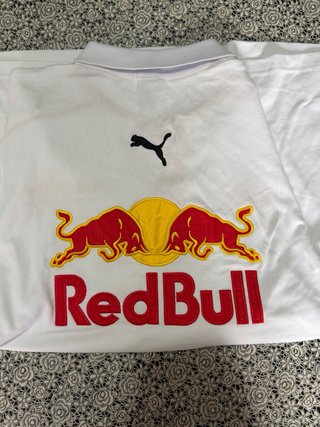 Camisa Red Bull Racing Blanca