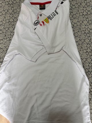 Camisa Red Bull Racing Blanca