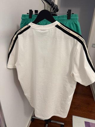Camiseta EA7 Blanca Manga Corta Hombre