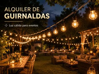 Alquiler Guirnaldas LED para Eventos