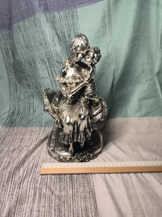 Figura Decorativa Maternidad Plata