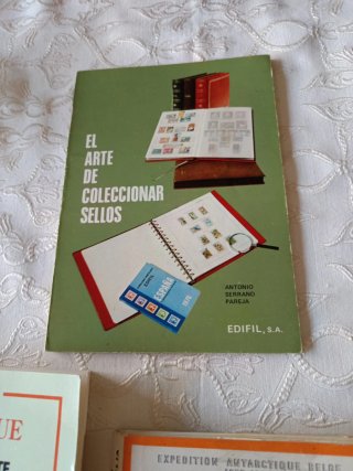 Lote 3 Libros Filatelia Sellos Animales