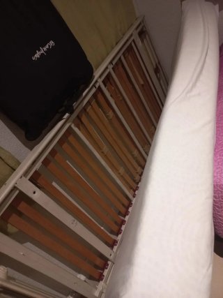 Cama geriátrica de tela