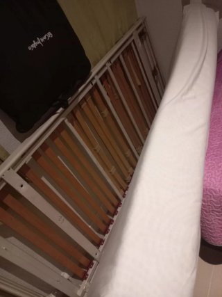 Cama geriátrica de tela