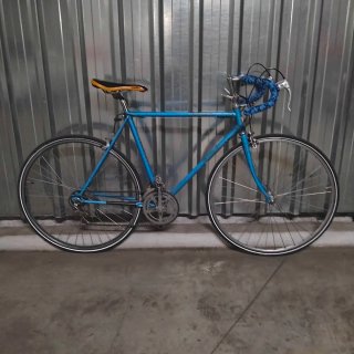 Bicicleta Clásica de Carretera Azul