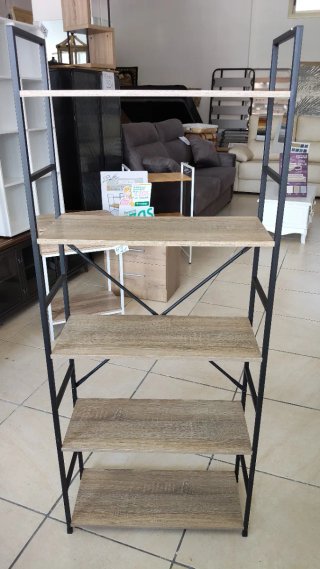 Estantería Metálica Madera