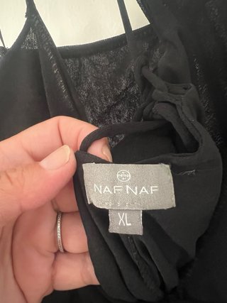 Vestido Naf Naf Negro