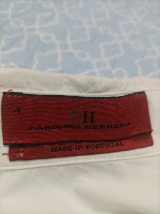 Camisa Carolina Herrera Talla XS