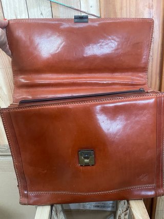 Maletín vintage piel marrón