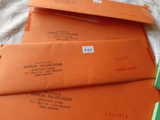 Fundas para sellos Filatelia Garcia Valdecasas