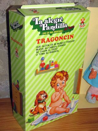 VECCHIO PELUCCHETTO TRAGONCIN DI TOYSE. NUOVO E NELLA SUA SCATOLA