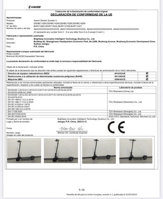 PATINETE ELÉCTRICO XIAOMI SCOOTER 4 (CERTIFICADO)