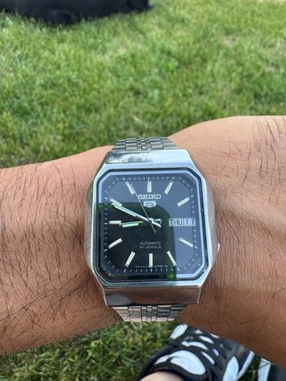 Seiko 5 Automático Vintage Negro