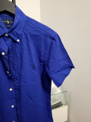Camisa Polo Ralph Lauren Manga Corta Azul
