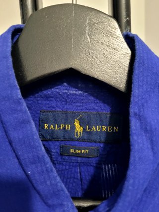 Camisa Polo Ralph Lauren Manga Corta Azul