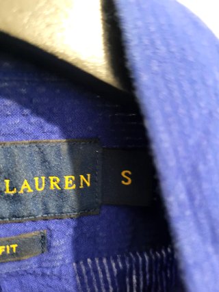 Camisa Polo Ralph Lauren Manga Corta Azul