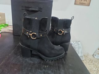 Botas Mariam media caña negras