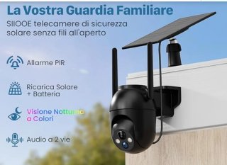 DM324 SIIOOE Telecamera Solare WiFi