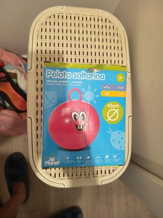 Pelota goma inchable