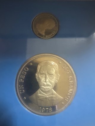 Estuche Monedas República Dominicana 1976