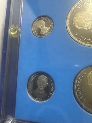 Estuche Monedas República Dominicana 1976
