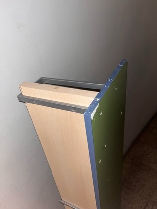 Estantería azul