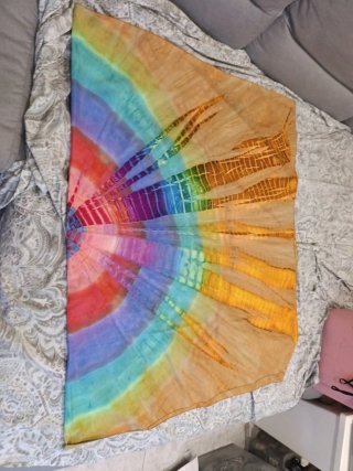 Pareo Tie-Dye Multicolor .pañuelo.etc