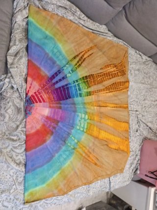 Pareo Tie-Dye Multicolor .pañuelo.etc