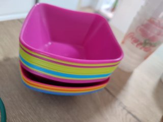 Vajilla Plástico Camping Picnic Multicolor