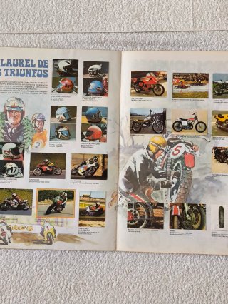 ALBUM CROMOS EL MUNDO DE LA MOTO 1978 COMPLETO