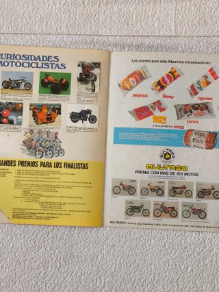 ALBUM CROMOS EL MUNDO DE LA MOTO 1978 COMPLETO
