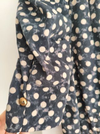 Vestido lunares cintura goma