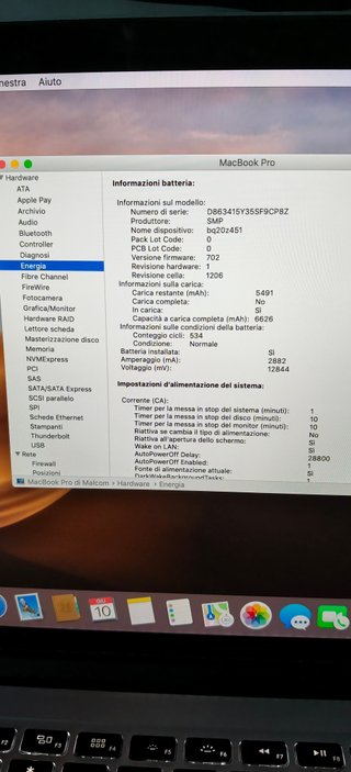 MacBook Pro 15 Retina 2013 Argento