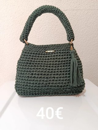 Bolso artesano verde