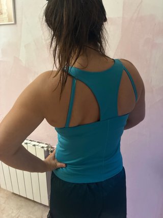 Camiseta Born Yoga Talla M Azul