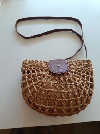 Vestido linea A con bolso y cinturón