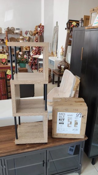 Estantería Moble Kit Madera y Metal