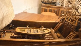 Maqueta Barco Español - San Juan B Madera Antiguo