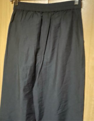 Pantalón ancho tela negro