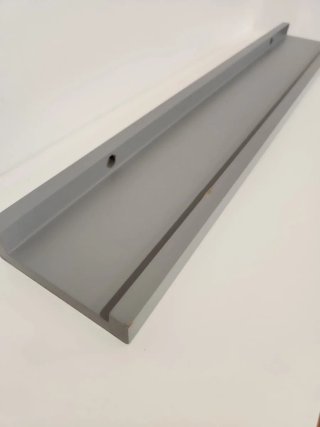 Pack 2 estantes madera gris