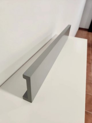 Pack 2 estantes madera gris