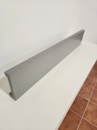Pack 2 estantes madera gris