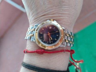 Reloj Mujer Oro y Acero Cristal Zafiro