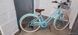 Bicicleta Btwin Elops Azul 24