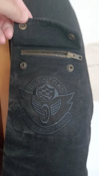 Cazadora  motorista vintage negra