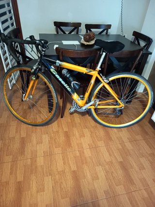 Bicicleta de carretera Gazelle naranja