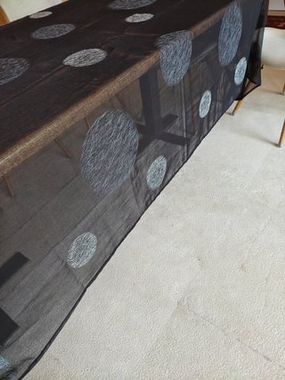 VISILLOS NEGROS CON  OLLADOS